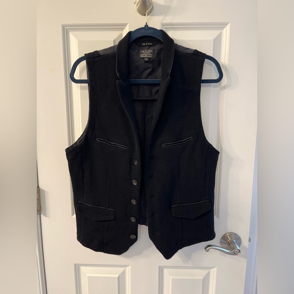 Black Rag & Bone NY Vest - Size Large